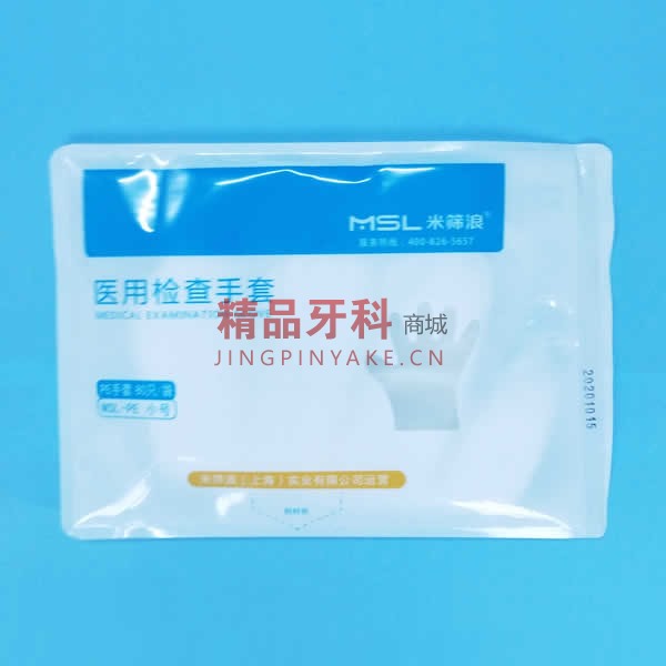 米筛浪 一次性使用PE检查手套中号 80只/袋 米筛浪 一次性使用PE检查手套中号 80只/袋
