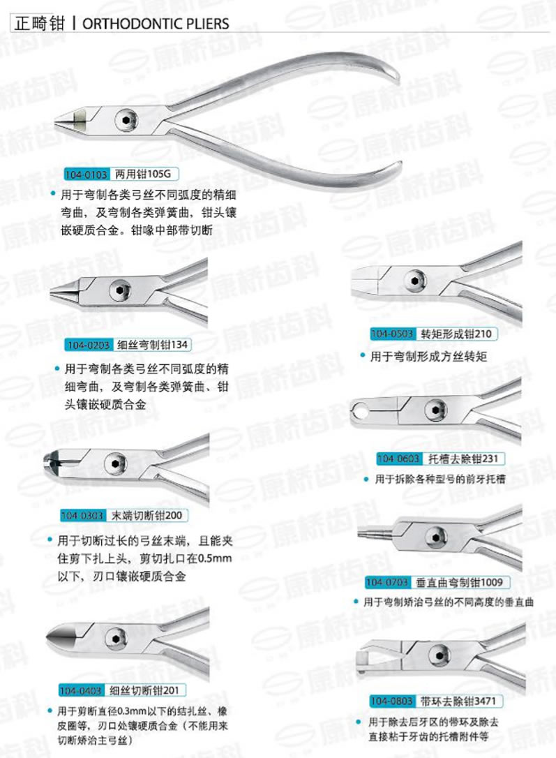 康桥正畸钳.