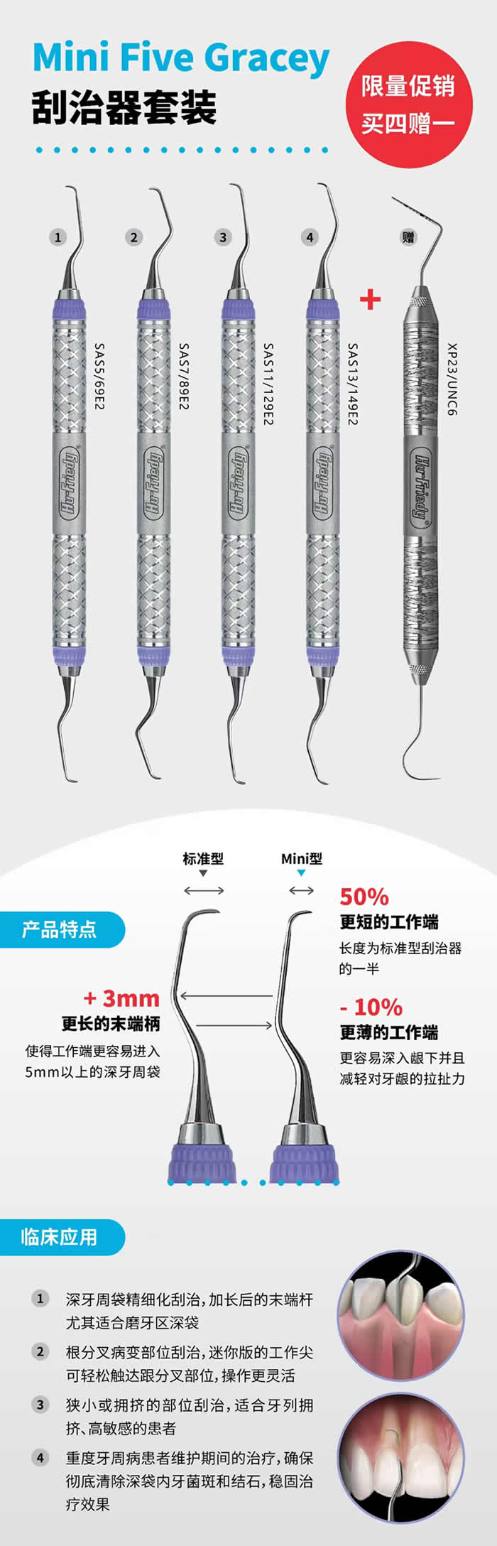 豪孚迪 Mini Five Gracey 刮治器套装图1.jpg